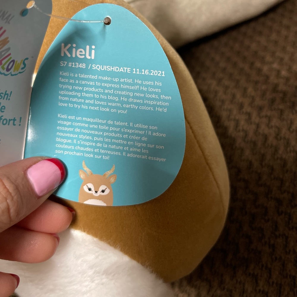Nwt squishmallow “kieli” the antelope 7” squish - Picture 4 of 5